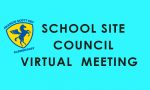 School Site Council Virtual Meeting ~ April 16th, 2:30pm