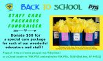 Back to School Staff Care Package Fundraiser ~ September 27