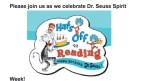 FSK Reading Spirit Week ~ March 1-5