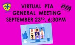 Join our PTA General Meeting ~ September 23