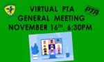PTA General Meeting ~ November 16th